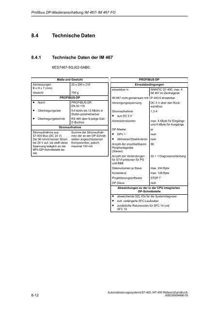 S7_400 Baugruppendaten - H