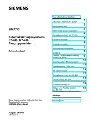 S7-400 Baugruppendaten Referenzhandbuch