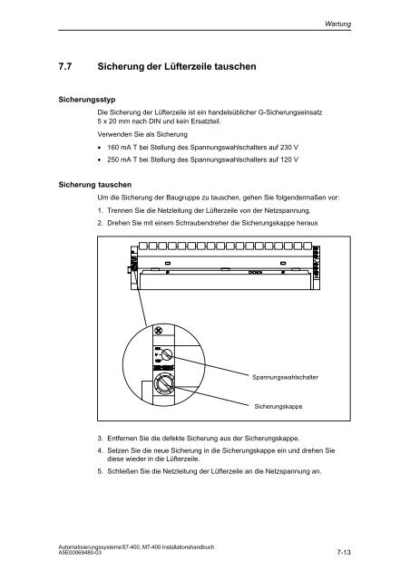 Automatisierungssysteme S7-400, M7-400 Aufbauen - H