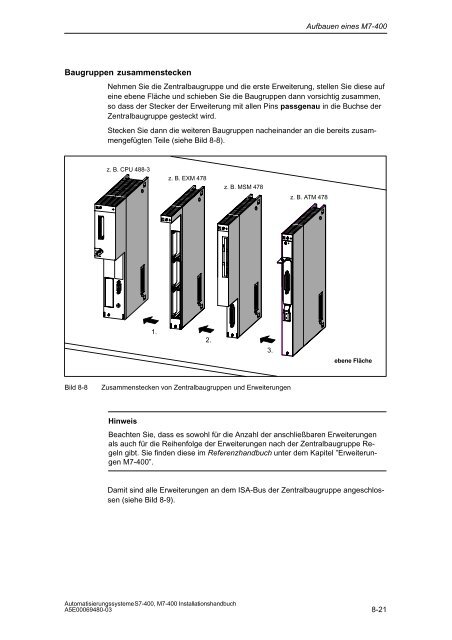 Automatisierungssysteme S7-400, M7-400 Aufbauen - H