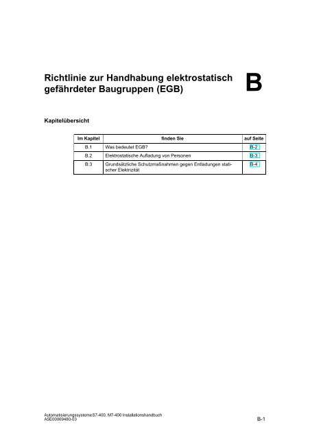 Automatisierungssysteme S7-400, M7-400 Aufbauen - H