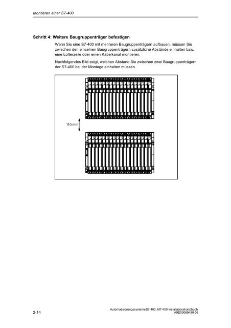 Automatisierungssysteme S7-400, M7-400 Aufbauen - H