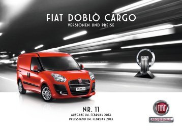 Preisliste - Fiat Professional