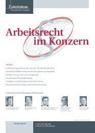 Â§Arbeitsrecht im Konzern - Kliemt & VollstÃ¤dt