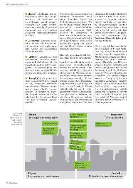 Klimafreundlich leben in der Stadt - Forschungsprojekt KlimaAlltag