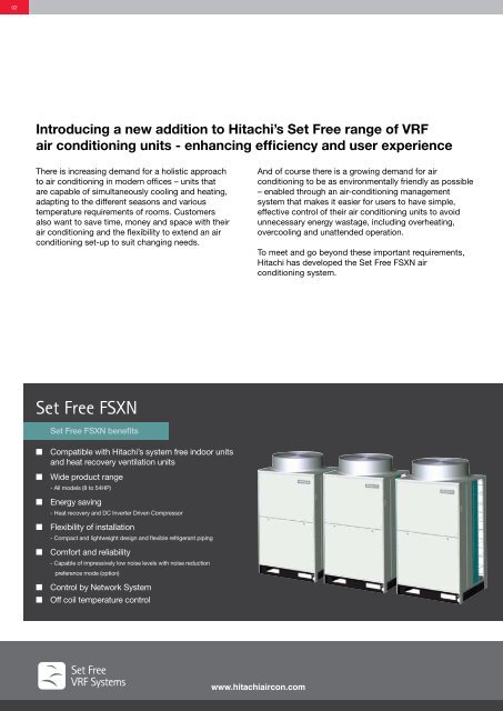Hitachi Set Free sistems (PDF) - Rolvika