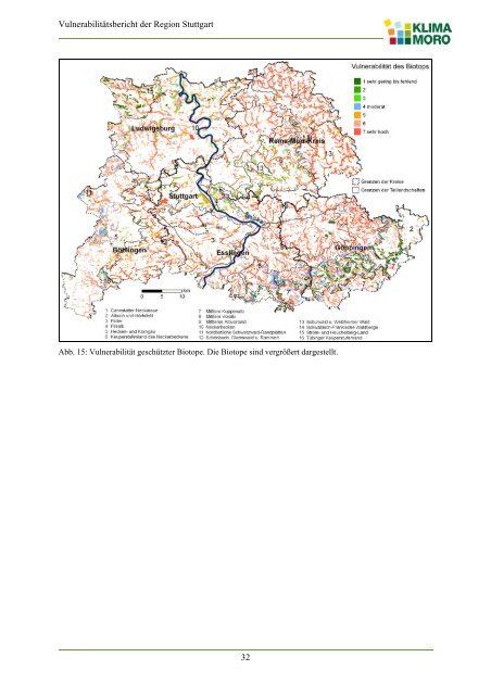 VulnerabilitÃ¤tsbericht der Region Stuttgart - KlimaMORO