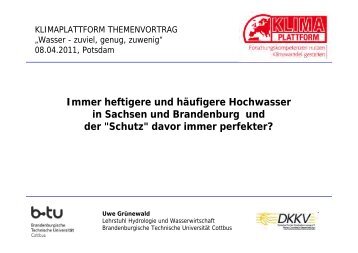 Immer heftigere und hÃ¤ufigere Hochwasser in Sachsen und ...