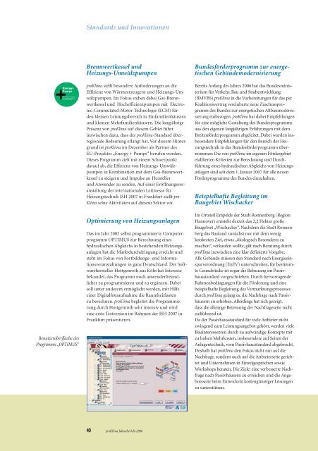 proKlima - Klimaschutzportal der Region Hannover