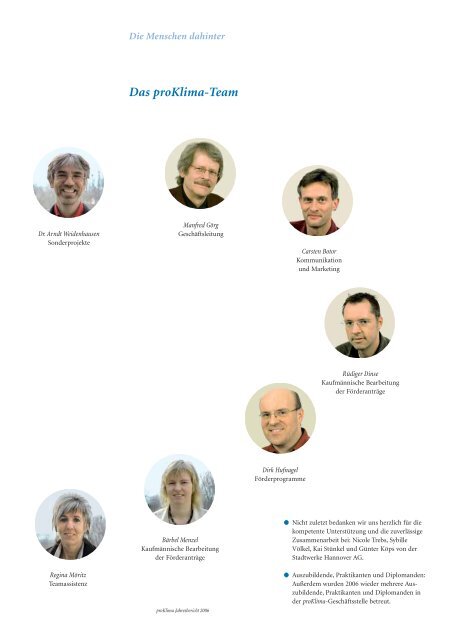 proKlima - Klimaschutzportal der Region Hannover