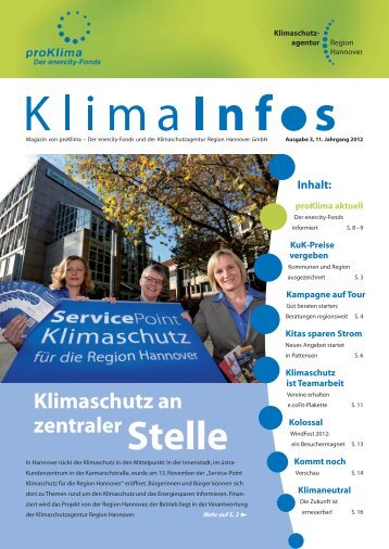 Stelle - Klimaschutzportal der Region Hannover