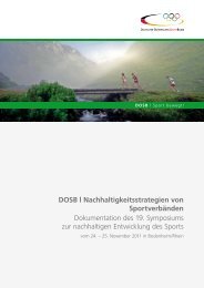 Nachhaltigkeitsstrategien von SportverbÃ¤nden - Klimaschutz im Sport