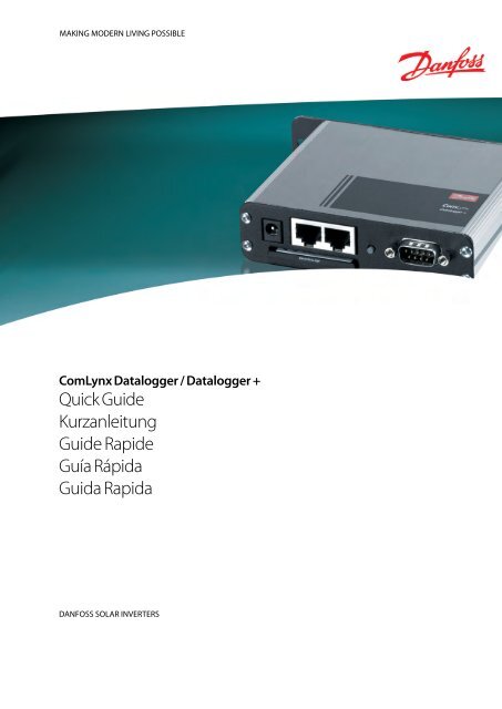 Comlynx Datalogger Quick Guide - Danfoss