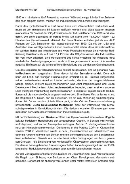Agenda 21- und Klimaschutzbericht Schleswig-Holstein 2004 (PDF ...