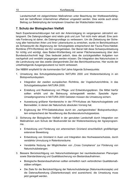 Statusbericht 2005 zum Umweltplan Baden-WÃ¼rttemberg