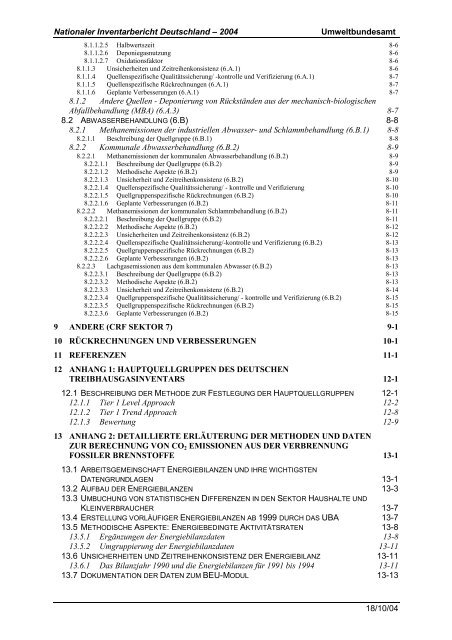 Deutsches Treibhausgasinventar 1990 - 2002 - Umweltbundesamt