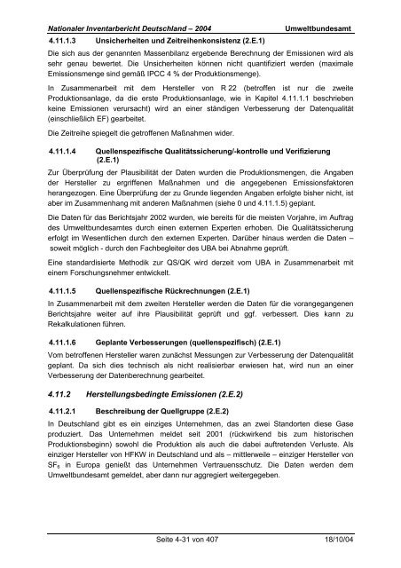 Deutsches Treibhausgasinventar 1990 - 2002 - Umweltbundesamt