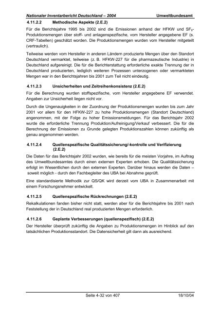 Deutsches Treibhausgasinventar 1990 - 2002 - Umweltbundesamt