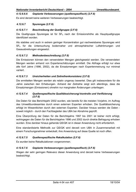 Deutsches Treibhausgasinventar 1990 - 2002 - Umweltbundesamt