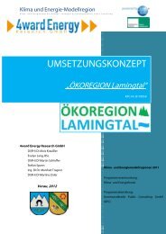 Umsetzungskonzept - Ãbersichtskarte der Klima- und Energie ...