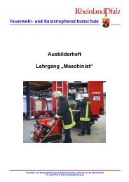 Ausbilderheft Lehrgang „Maschinist“ Feuerwehr -  und ...