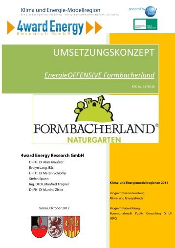 UMSETZUNGSKONZEPT - Ãbersichtskarte der Klima- und Energie ...