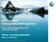 Patrick Wagenhofer, Klima-und Energiefonds