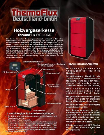 Holzvergaserkessel PID Logic - Thermoflux Deutschland GmbH