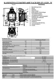 KAMINEINSATZ BeFDIN 660P NACH DIN EN 13229 ... - Klimaworld24