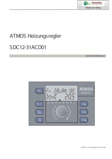 ATMOS Heizungsregler SDC12-31ACD01 - Klimaworld24
