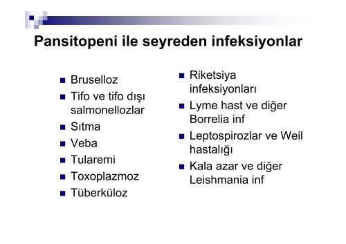 Pansitopeni ve ateÅ - Klimik