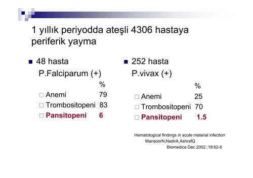 Pansitopeni ve ateÅ - Klimik