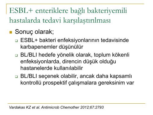 Gram Negatif Enterik Bakterilerde DirenÃ§ Sorunu ve ÃÃ¶zÃ¼m ... - Klimik