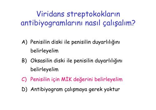 Klinik Uygulamada Antibiyotik DuyarlÄ±k Testleri ve ... - Klimik