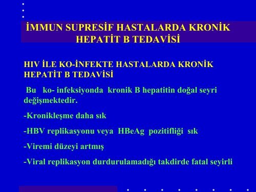 Kronik Viral Hepatitler: Tedavide Son Durum - Klimik