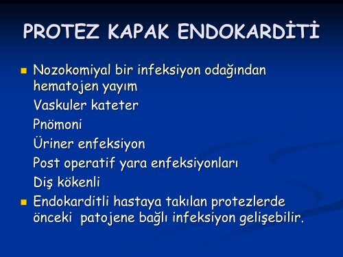 Cerrahi Dallarda Ä°nfeksiyon KonsÃ¼ltasyonlarÄ± - Klimik