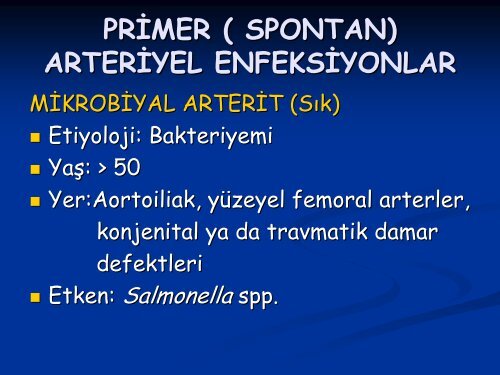 Cerrahi Dallarda Ä°nfeksiyon KonsÃ¼ltasyonlarÄ± - Klimik