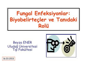 Fungal Enfeksiyonlar: BiyobelirteÃ§ler ve TanÄ±daki RolÃ¼ - Klimik