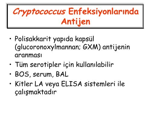 Fungal Enfeksiyonlar: BiyobelirteÃ§ler ve TanÄ±daki RolÃ¼ - Klimik