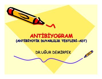 Antibiyogram - Klimik