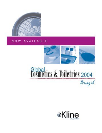 Cosmetics & Toiletries 2004 - Kline & Company