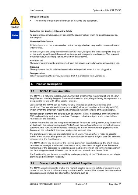 Datasheet - Kling & Freitag