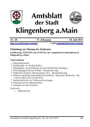 Spezielle artenschutzrechtliche Prüfung - Klingenberg am Main