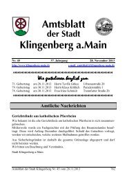 Spezielle artenschutzrechtliche Prüfung - Klingenberg am Main