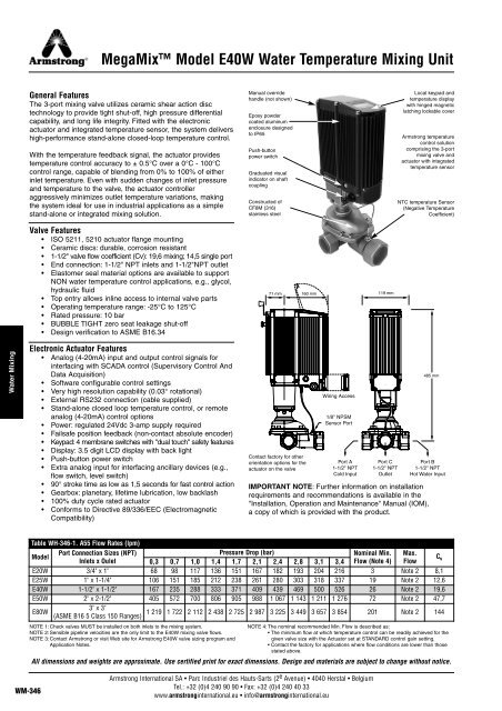 Water Mixing - Klinger Danmark A/S