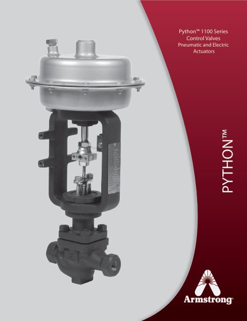 Python 1100 Series Control Valve - Armstrong International, Inc.
