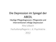 Die Depression im Spiegel der ABEDL - LVR-Klinik Bonn