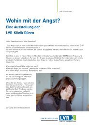 Wohin mit der Angst? - Rheinische Kliniken DÃ¼ren