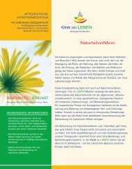 Flyer Naturheilverfahren als pdf-Datei downloaden! - Klinik im ...