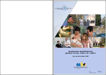 QualitÃ¤tsbericht 2008 - Marienhospital Aachen
